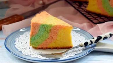 深受男女老少喜歡的彩虹蛋糕