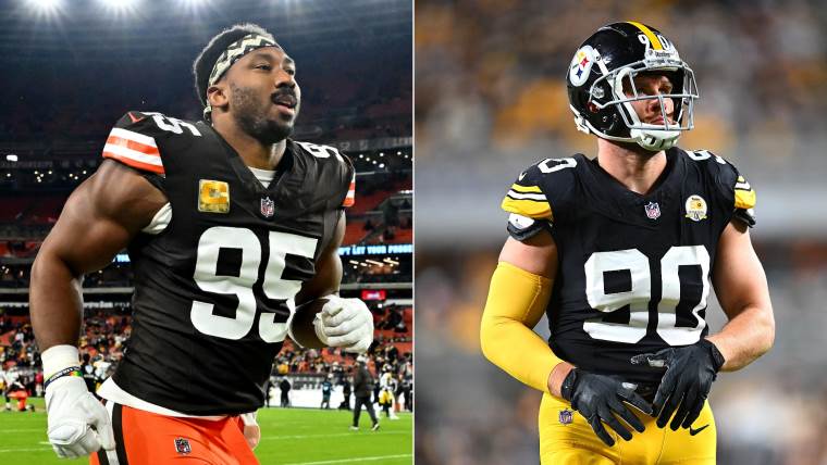 麥爾斯·加勒特（Myles Garrett）在擊敗對手鋼人隊（Steelers）後向T.J.瓦特（T.J. Watt）發出年度最佳防守球员的信息：“我是第一，我就是那個人”