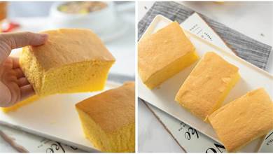 南瓜上市！做成黃金古早蛋糕，輕盈如雲，這你不嘗嘗嗎？