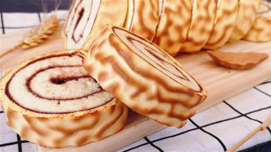 古早味的虎皮蛋糕卷，超詳細的做法講解，小白在家也能成功！