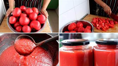 在家製作番茄醬，純手工製作，沒有任何的添加劑，做法非常的簡單，學會不用出去買了